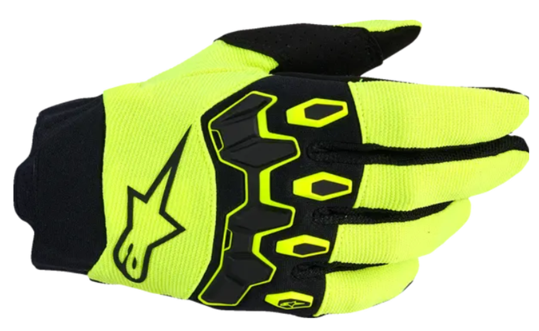 Детски мотокрос ръкавици ALPINESTARS FULL BORE V2 YELLOW/BLACK