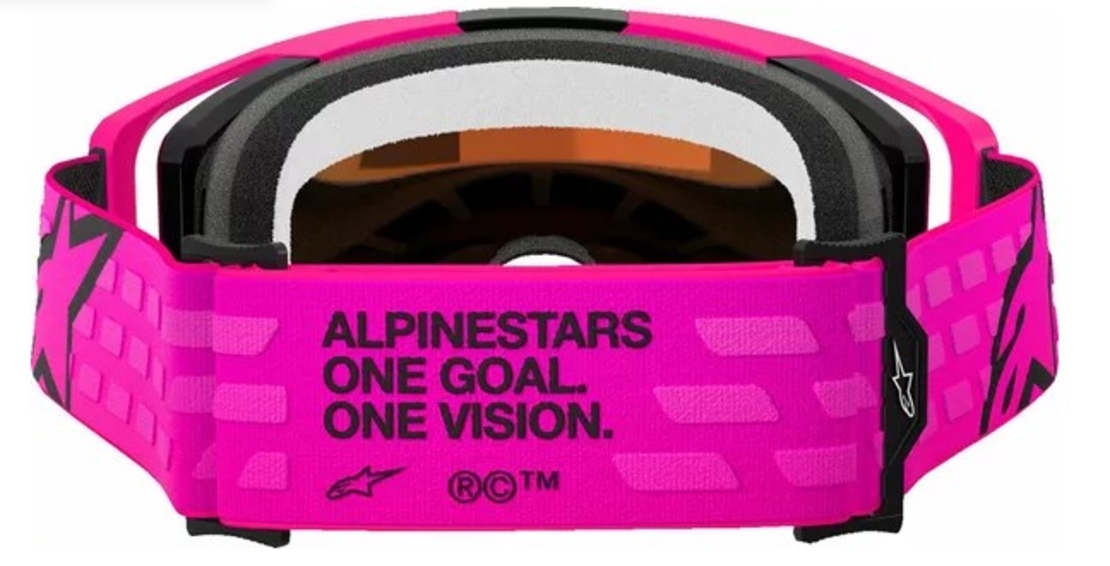Мотокрос очила ALPINESTARS VISION 8 CORP PINK MIRROR-RED