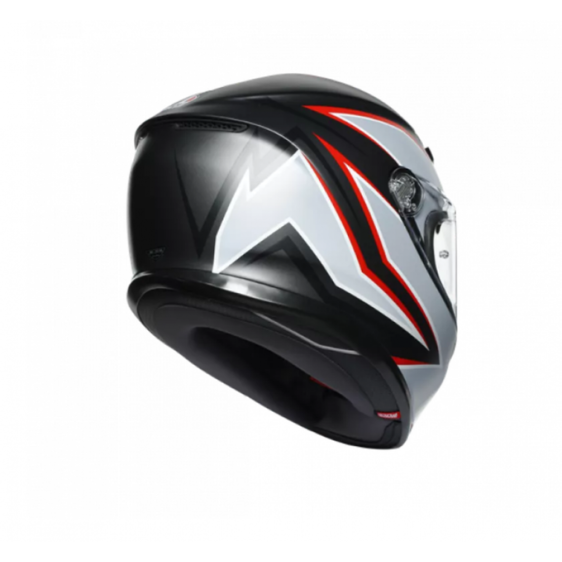 КАСКА AGV K-6 S FLASH MATT BLACK/GREY/RED