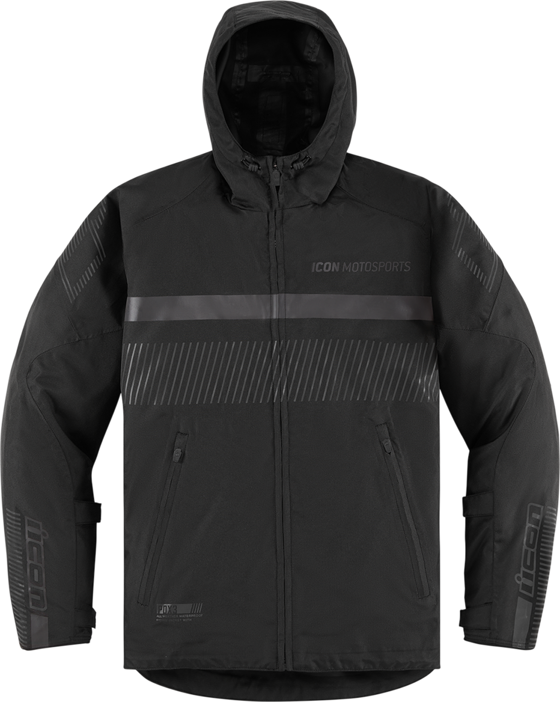 Дамско текстилно мото яке ICON PDX3 CE BLACK
