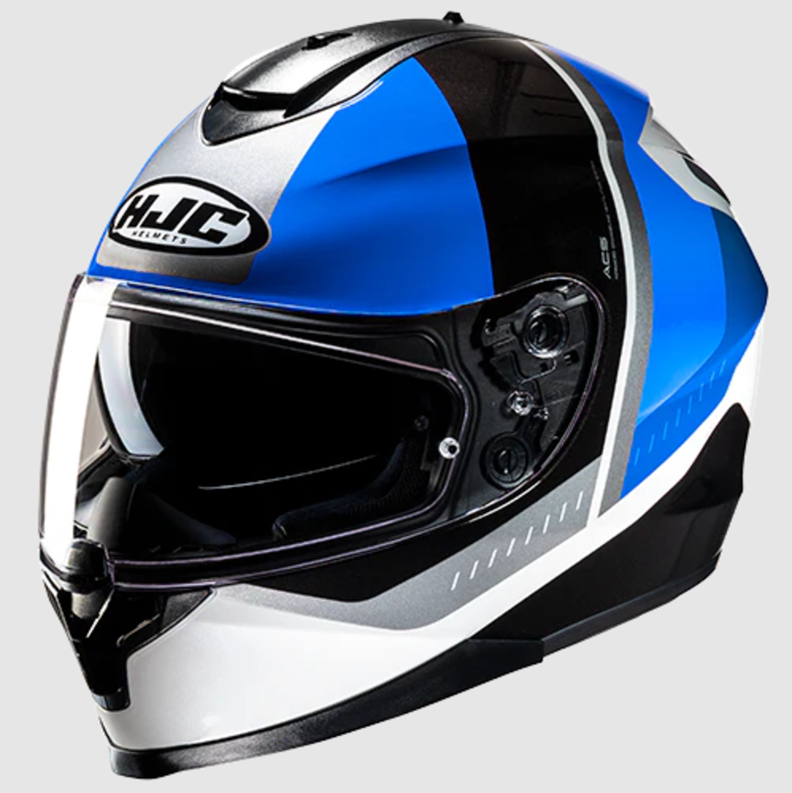 Каска HJC C70N ALIA BLACK/WHITE/BLUE