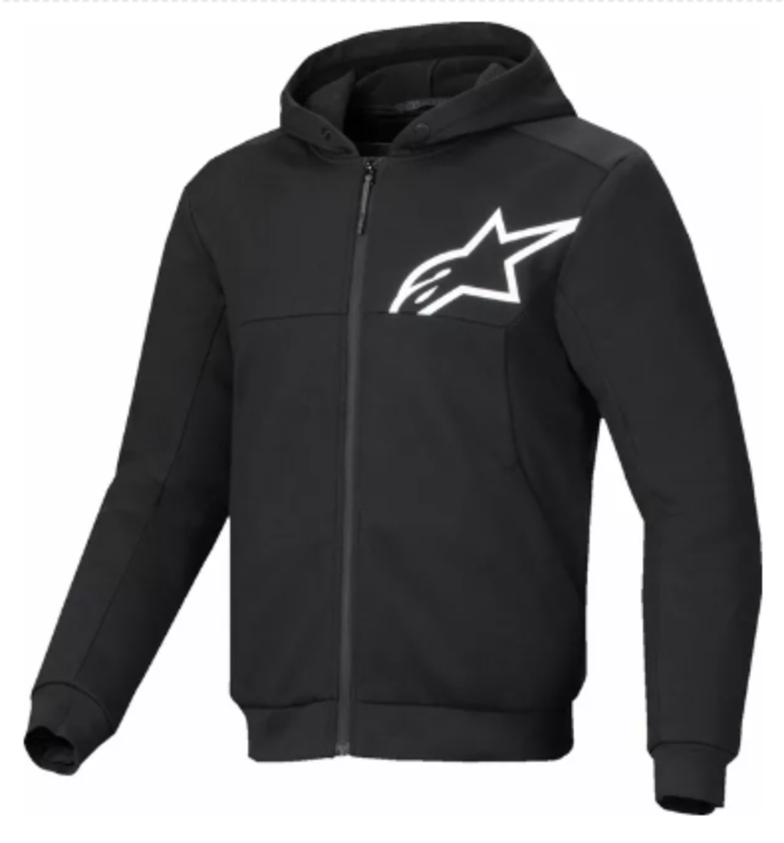 Мото суитшърт ALPINESTARS CHROME V2 BLK/WHT