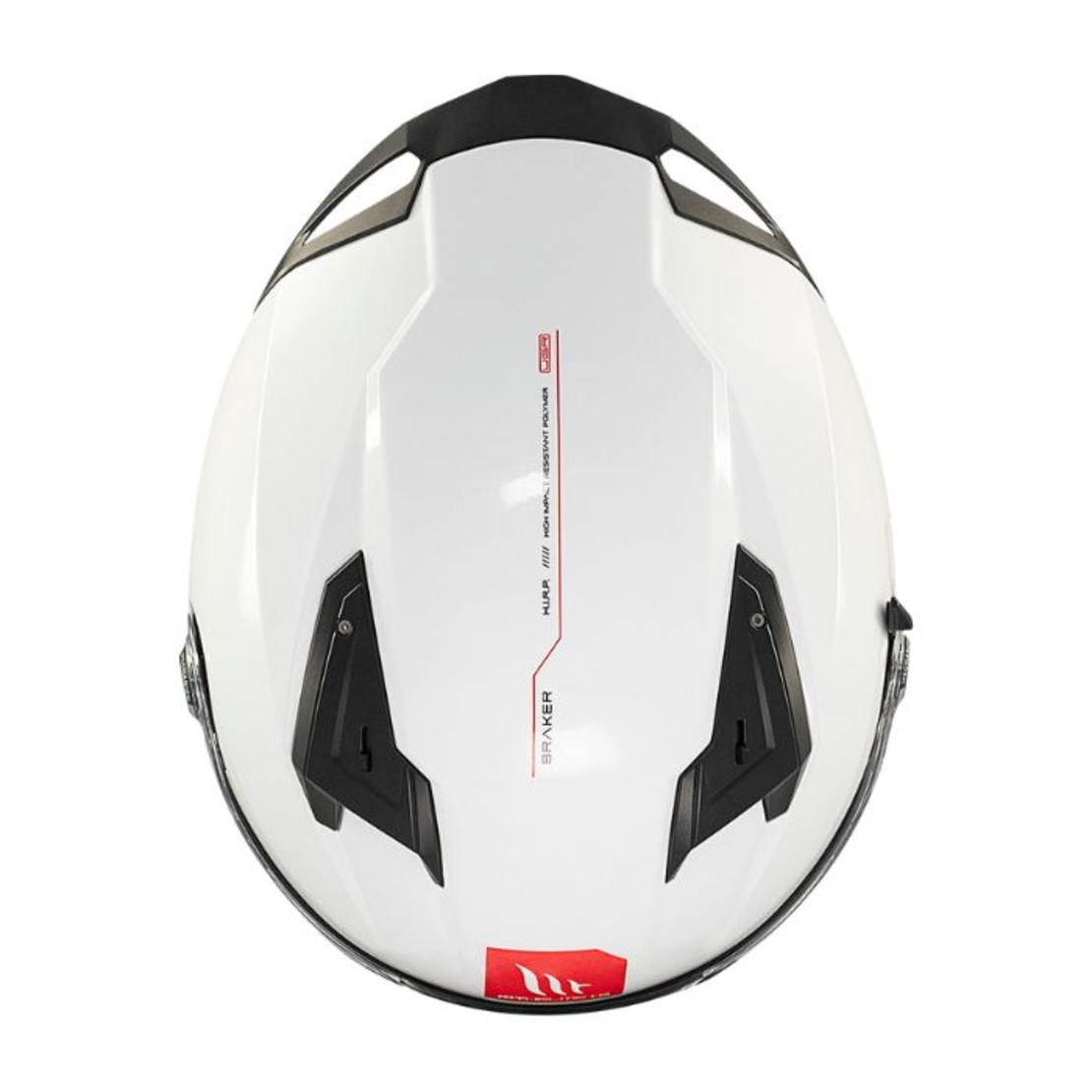 Каска MT BRAKER SV SOLID A0 GLOSS PEARL WHITE