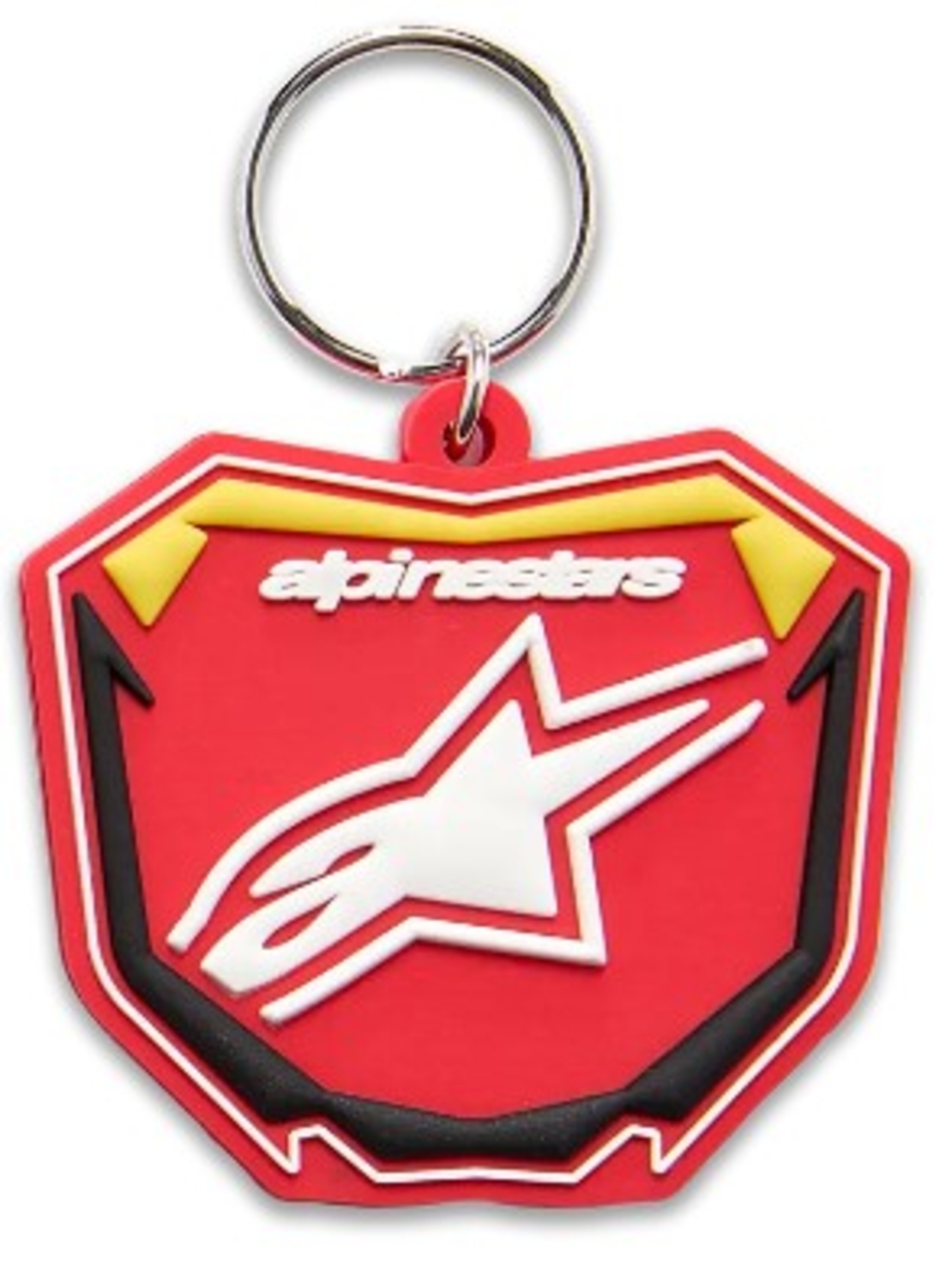 Ключодържател ALPINESTARS FOB PLATE RED/YELLOW/BLACK