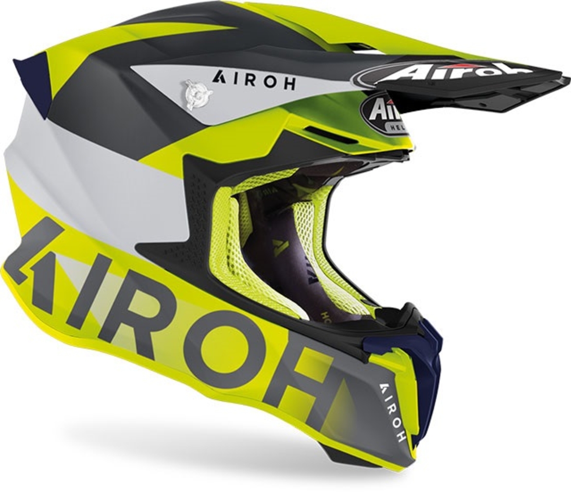 МОТОКРОС КАСКА AIROH TWIST 2.0 LIFT YELLOW MATT