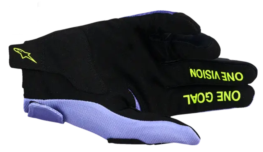 Мотокрос ръкавици ALPINESTARS RADAR PURPLE/YELLOW