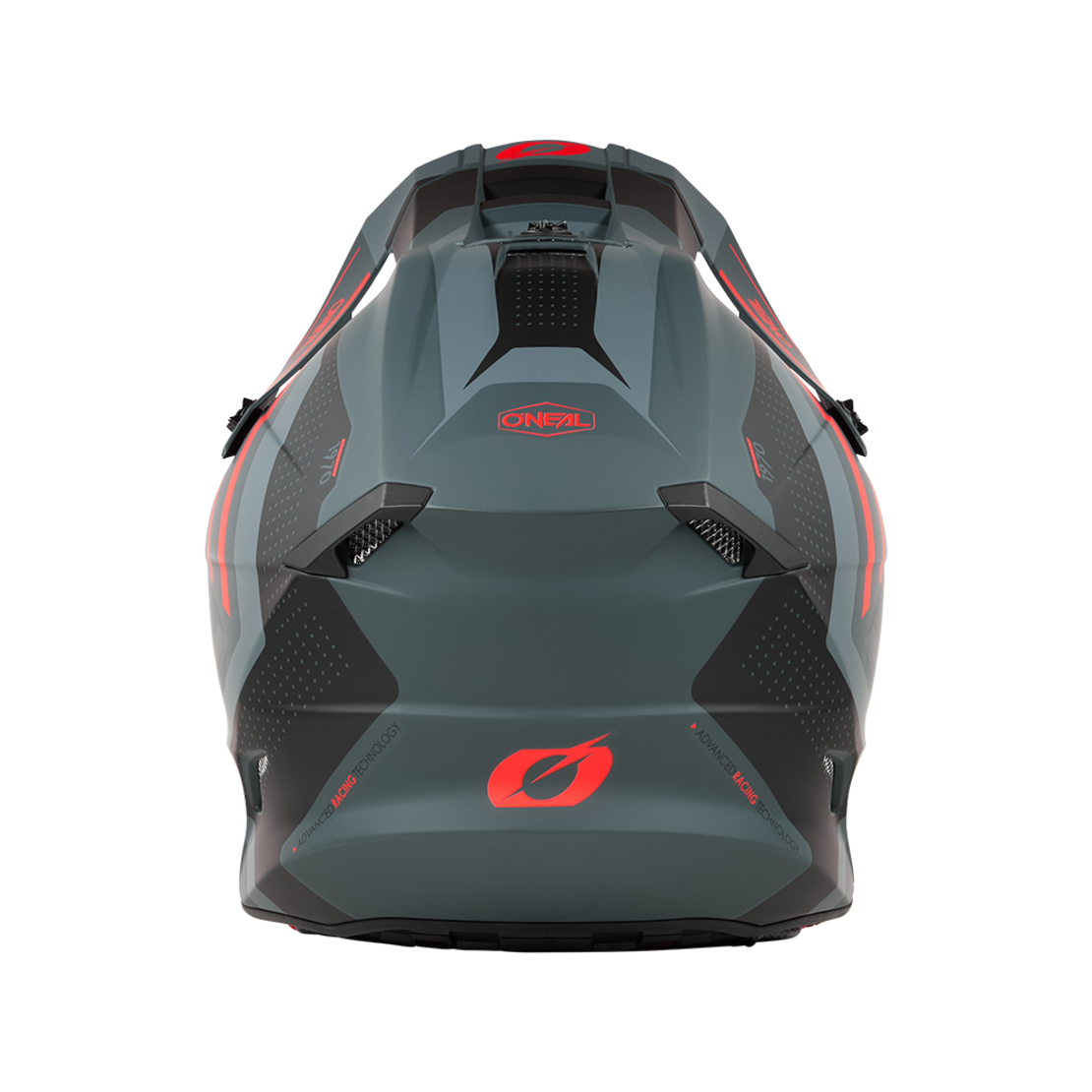 Мотокрос каска 5SERIES POLYACRYLITE SPIKE GRAY/RED V.25