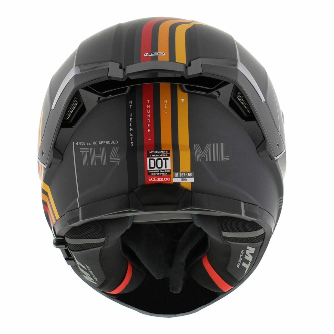 Каска MT THUNDER 4 SV MIL C2 MATT GRAY