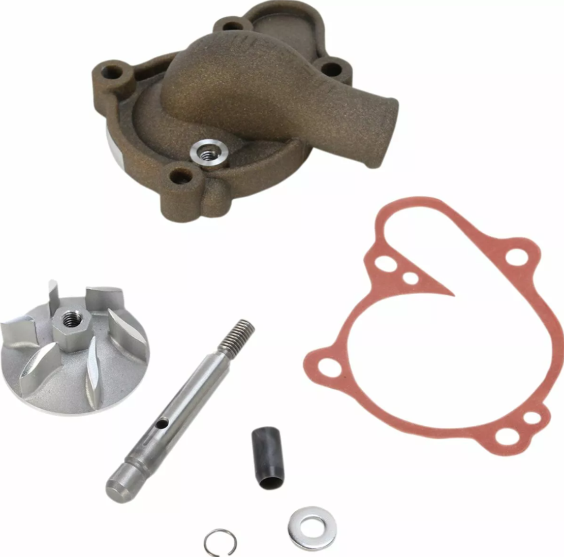 Комплект капак на водната помпа и работно колело BOYESEN COVER/IMP WATPMP YZ125 Magnesium