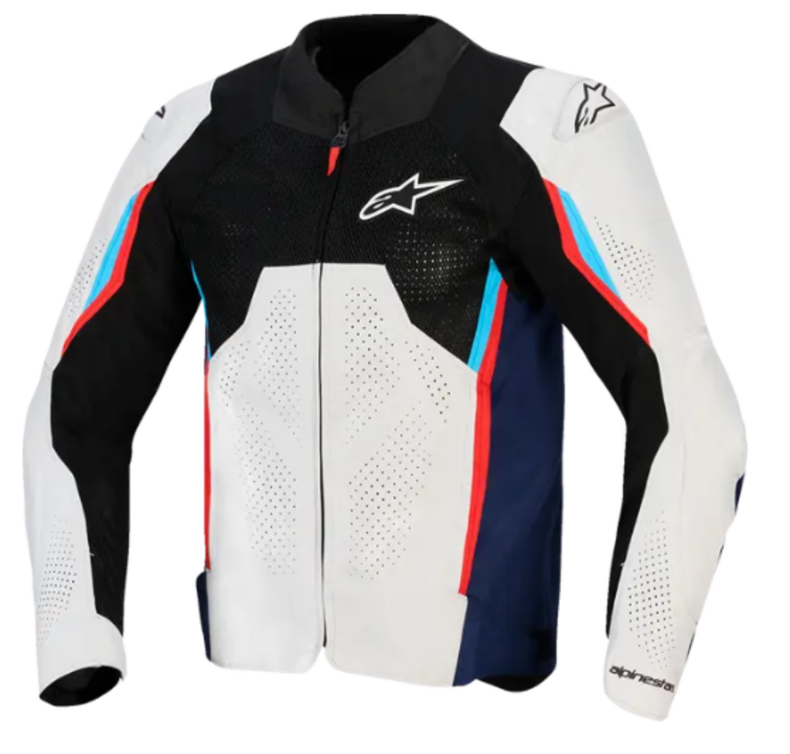 Текстилно яке ALPINESTARS AST AIR V3 SILVER/BLUE/RED