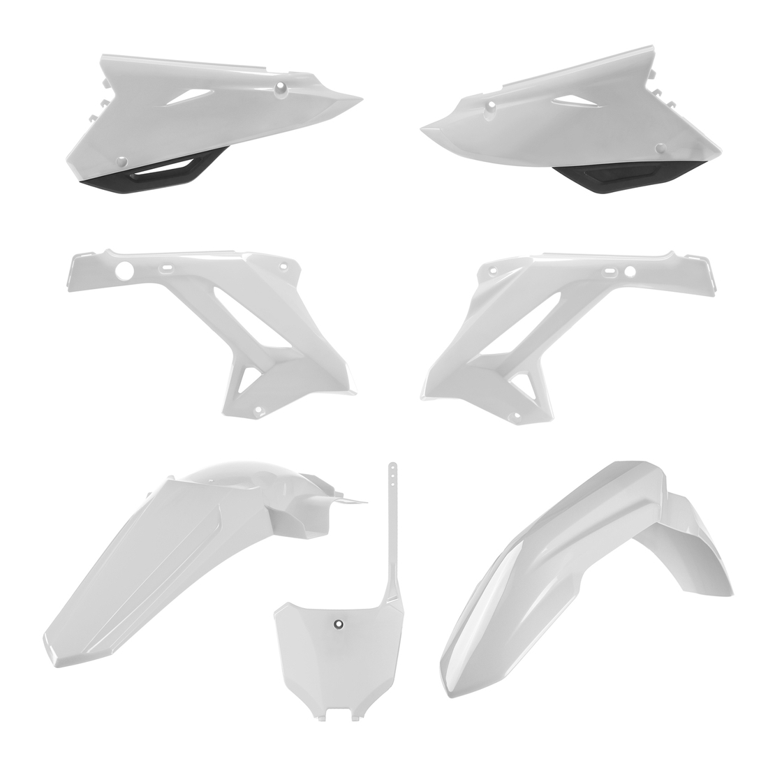 Комплект рестайлинг пластмаси POLISPORT Restyling Kit Honda CR 125R/250R (2002-07) White