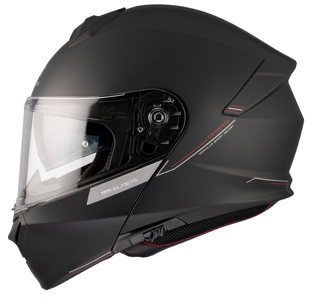 Отваряема каска MT GENESIS A1 BLACK MATT