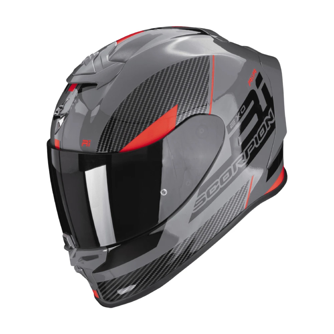 Каска Scorpion EXO-R1 Evo Air Final Grey-Black-Red