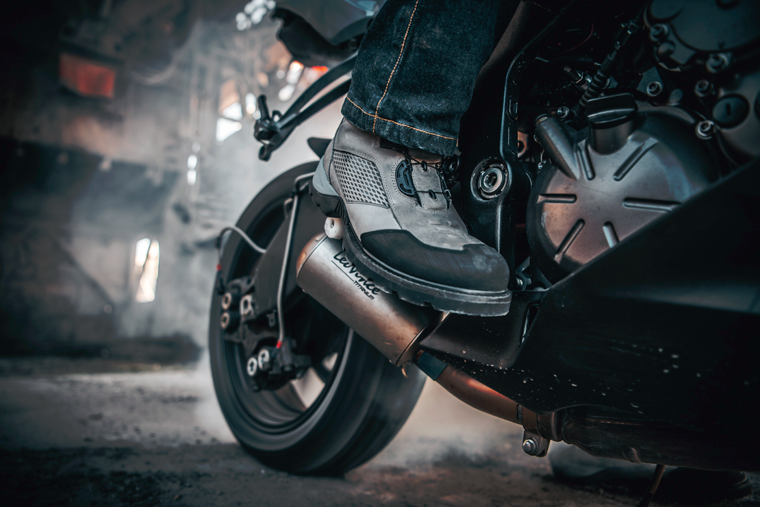 Мото боти ICON STORMHAWK GRAY