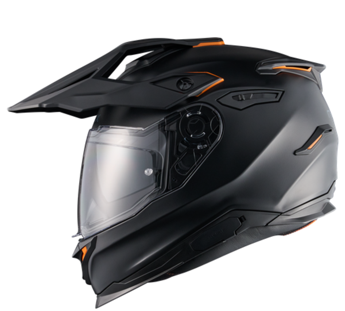 Адвенчър каска NEXX  Y.TRAVL PLAIN BLACK