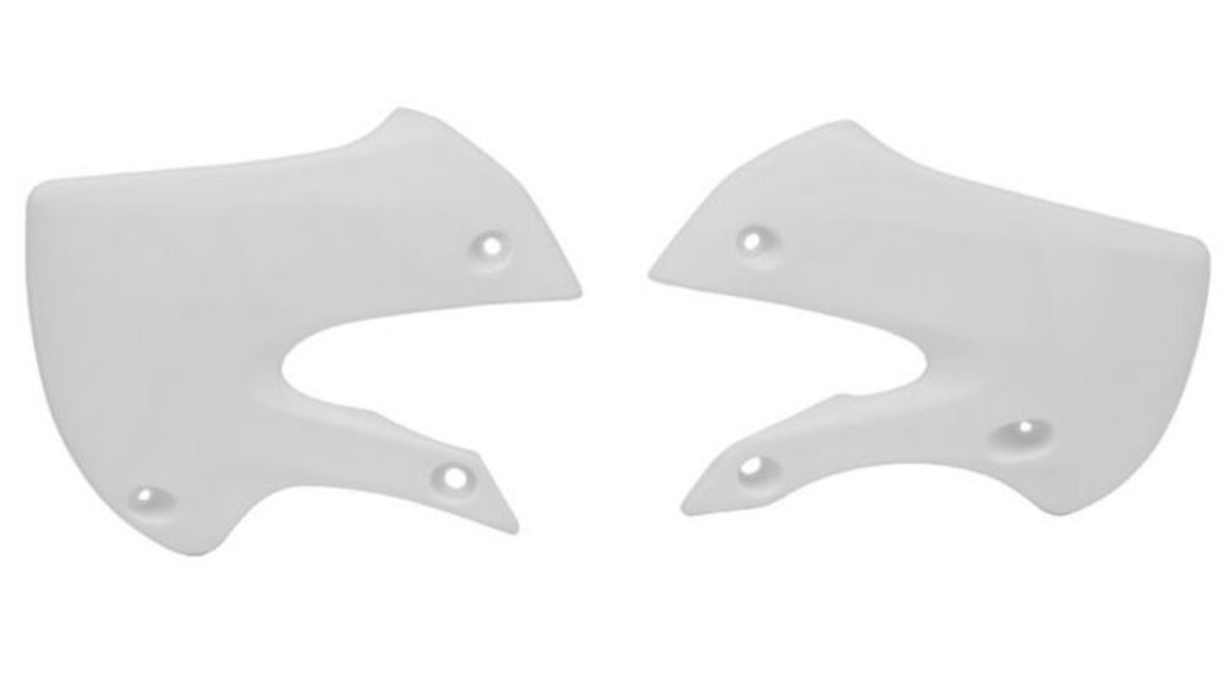 Пластмасови капаци за радиатор RACETECH Radiator Scoops KLX 110 02-09 (White)