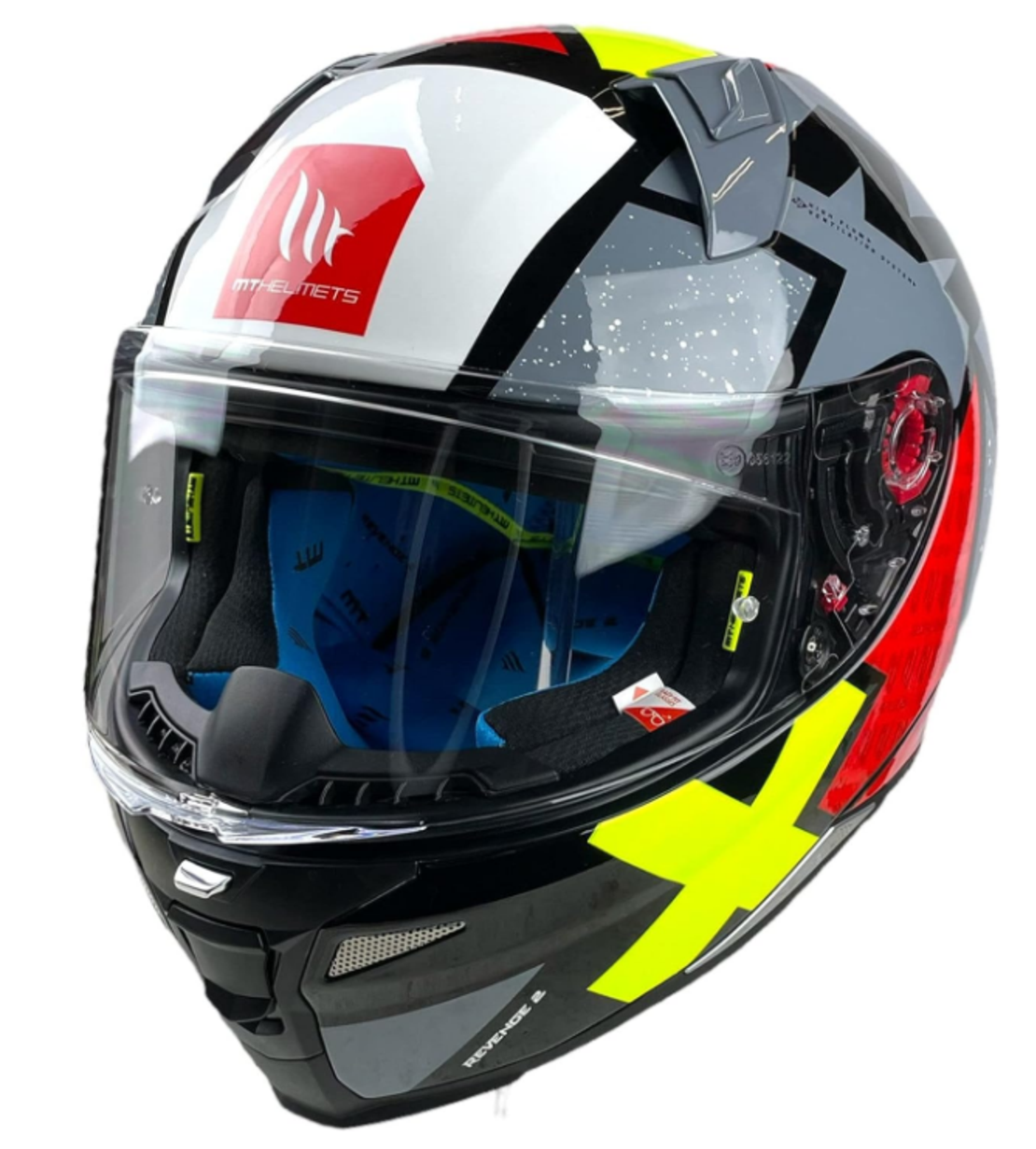 Каска MT REVENGE 2 LIGHT C2 GLOSS PEARL GREY