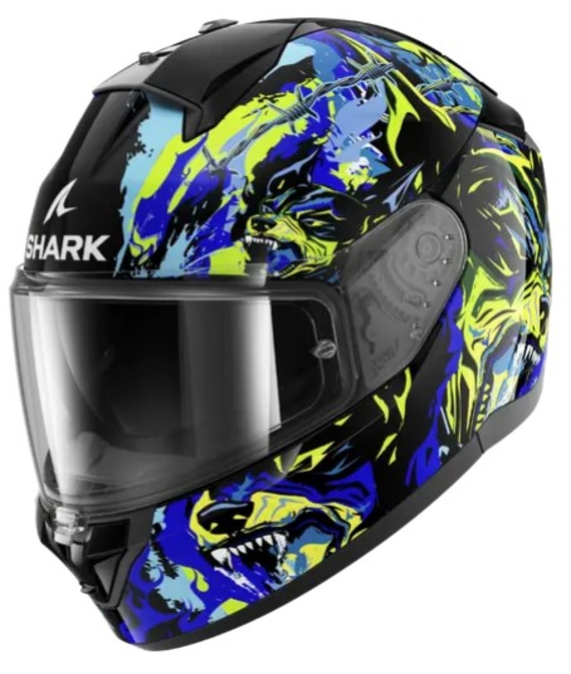 Каска SHARK RIDILL 2 RAGING BEAST Black Blue Green