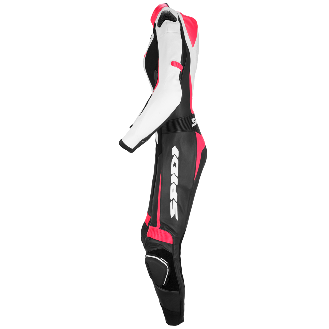 Дамски кожен мото екип SPIDI TRACK PERF PRO Black/Fuchsia