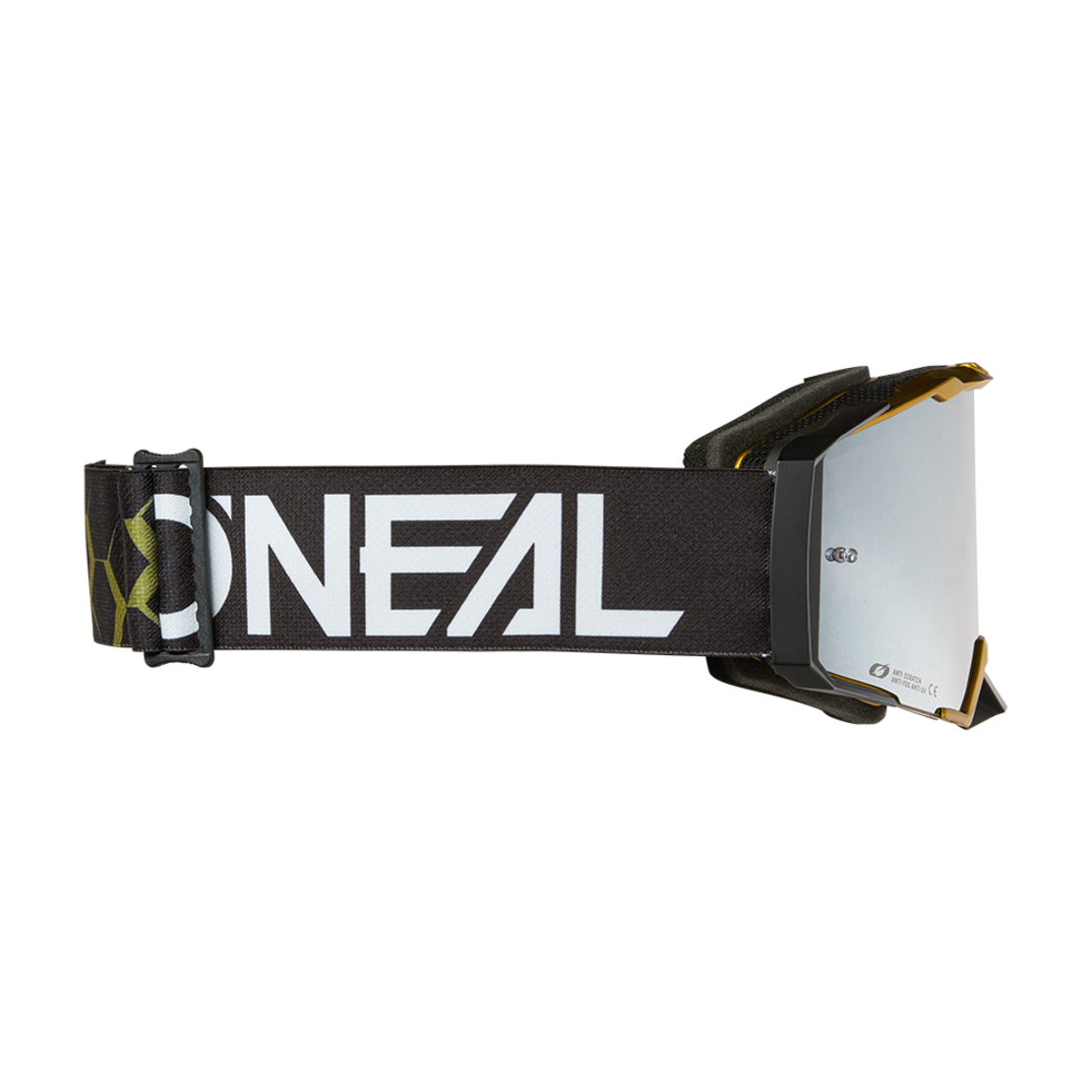 Мотокрос очила O'NEAL B-33 HEXA BLACK/GOLD - SILVER MIRROR V.26