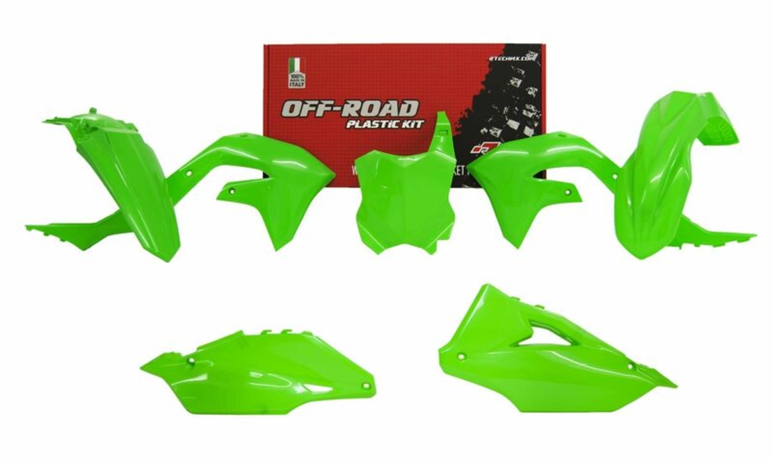 Комплект пластмаси RACETECH Kawasaki KX450F Neon Green