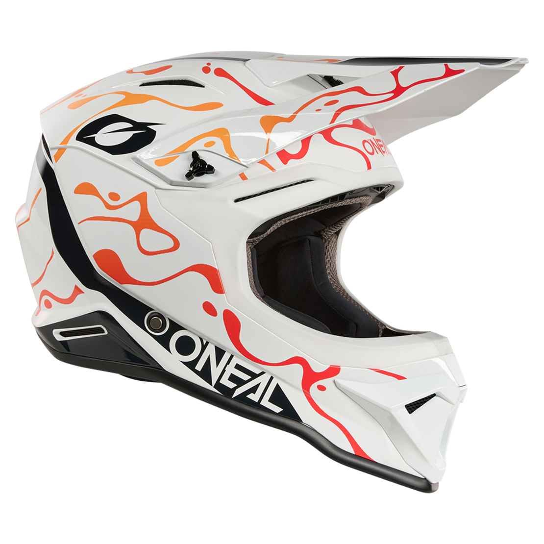 Каска O'NEAL 1SERIES SPLASH WHITE/ORANGE V.26