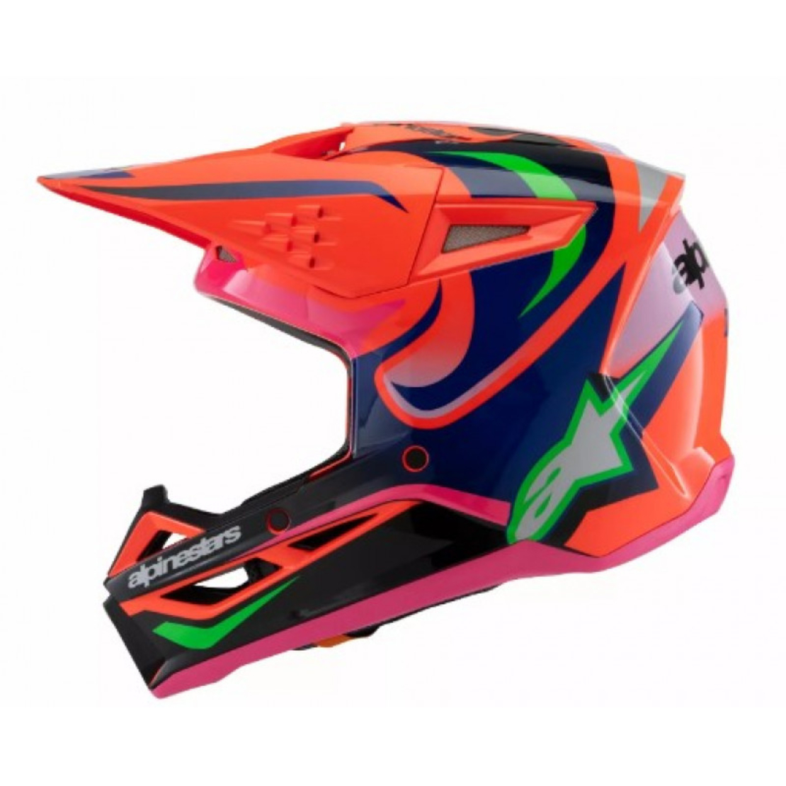 Детска каска ALPINESTARS SM3 DEEGAN OR/PU