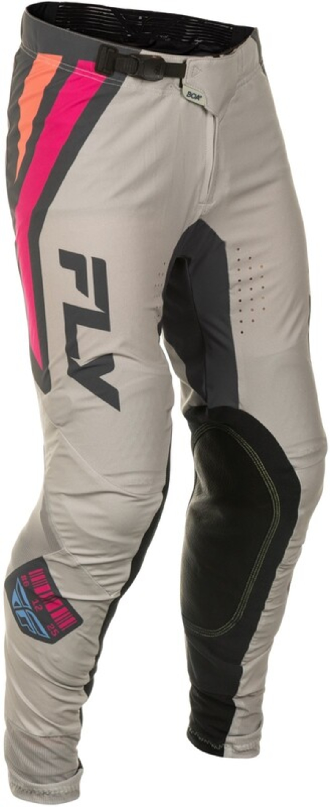 Мотокрос брич FLY RACING Lite S.E. Vice-Light Grey/Pink/Coral 2025