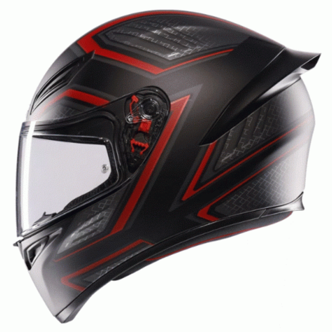 Каска AGV K1 S SLING MATT BLACK/RED