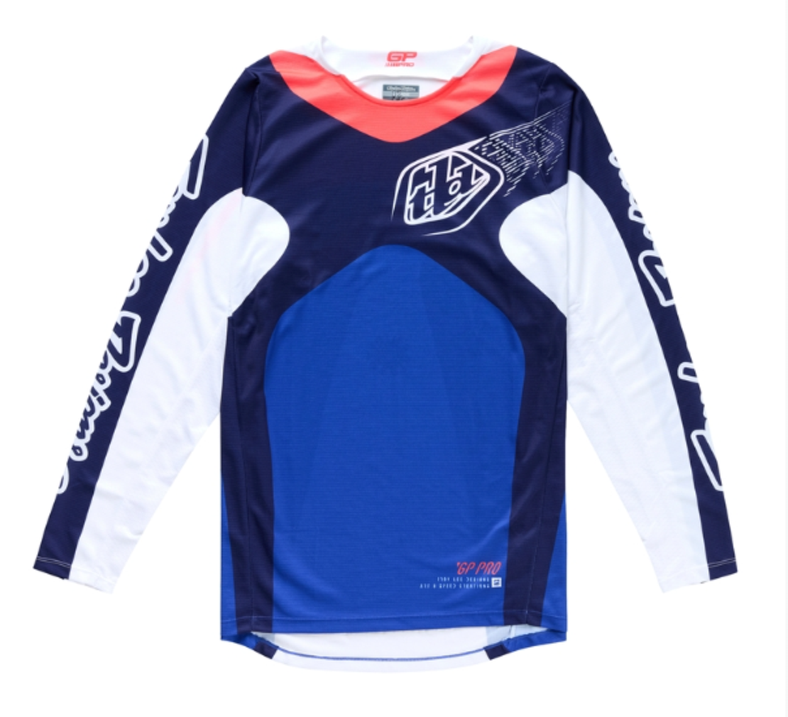 Мотокрос джърси TROY LEE DESIGNS GP Pro  Frames Jersey - Navy/White