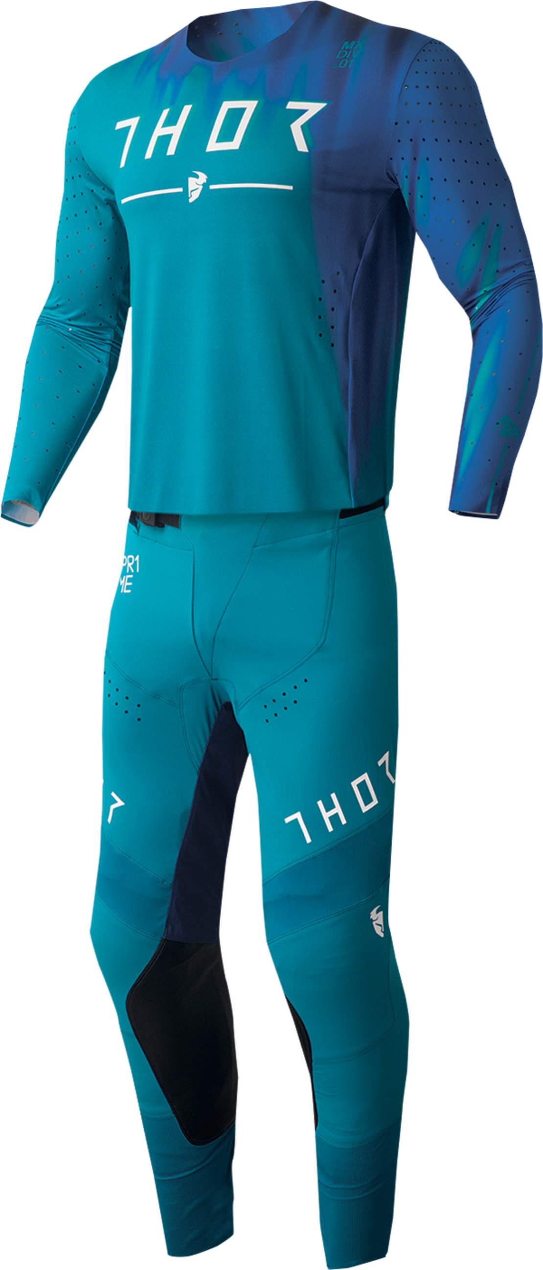 Мотокрос джърси THOR PRIME FREEZE BLUE TEAL