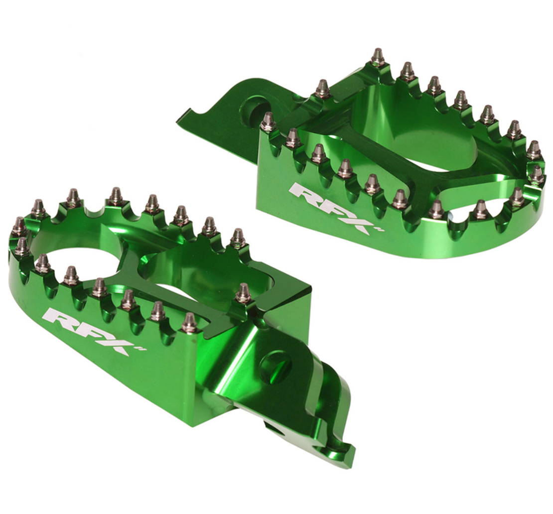 Степенки RFX Pro Footrests (Green) - KXF250 06-14 KXF450 07-14