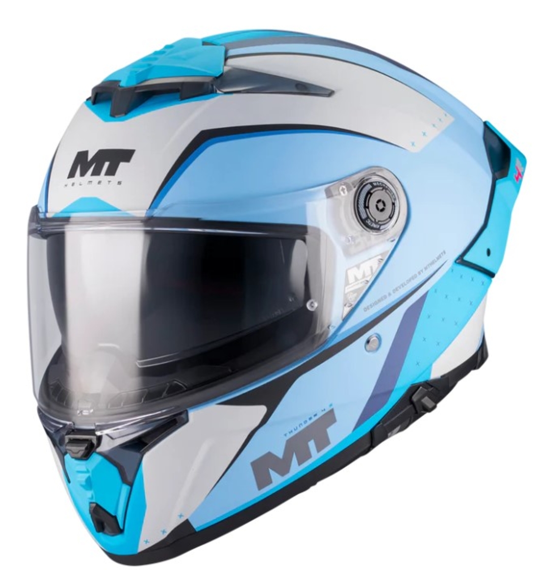 Каска MT THUNDER 4 R SV WIND TUNNEL C7 MATT