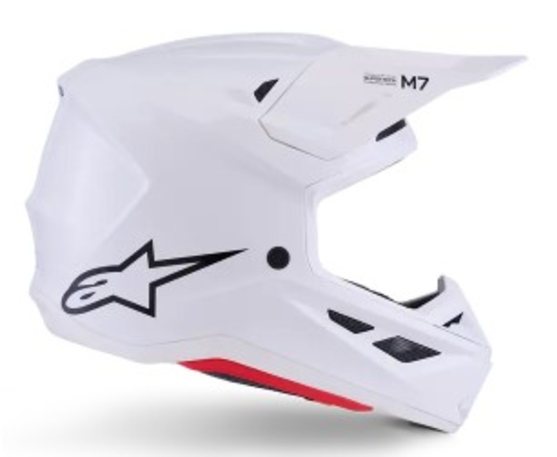 Мотокрос каска ALPINESTARS SM7 WHITE-GLOSS