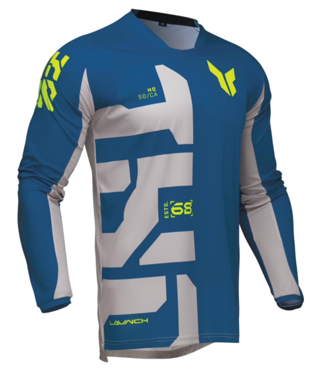 Мотокрос джърси THOR LAUNCHMODE FORGE BLUE