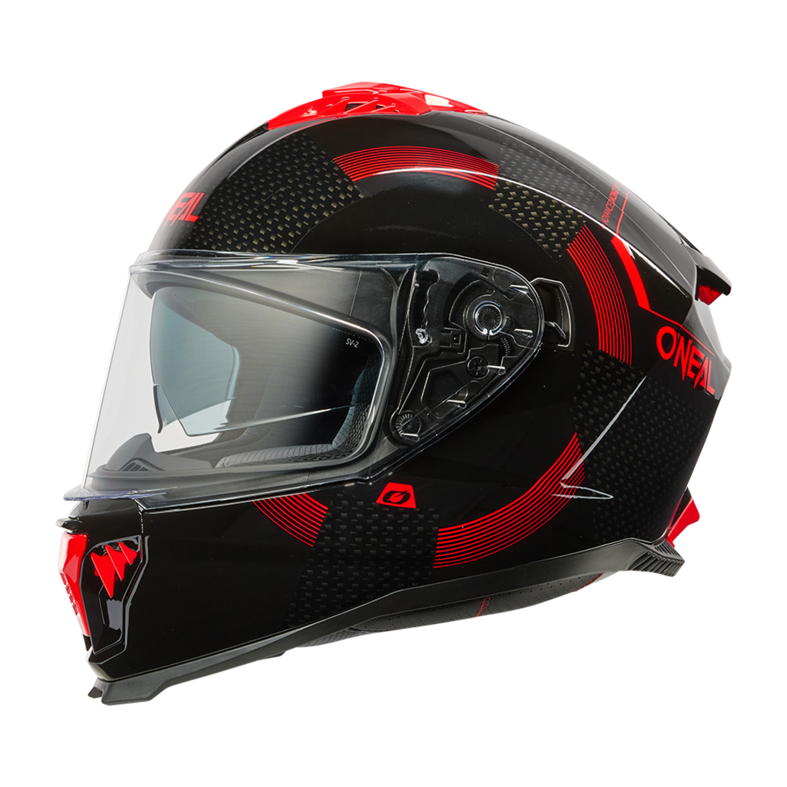 Каска O'NEAL CHALLENGER LOOP BLACK/RED V.26