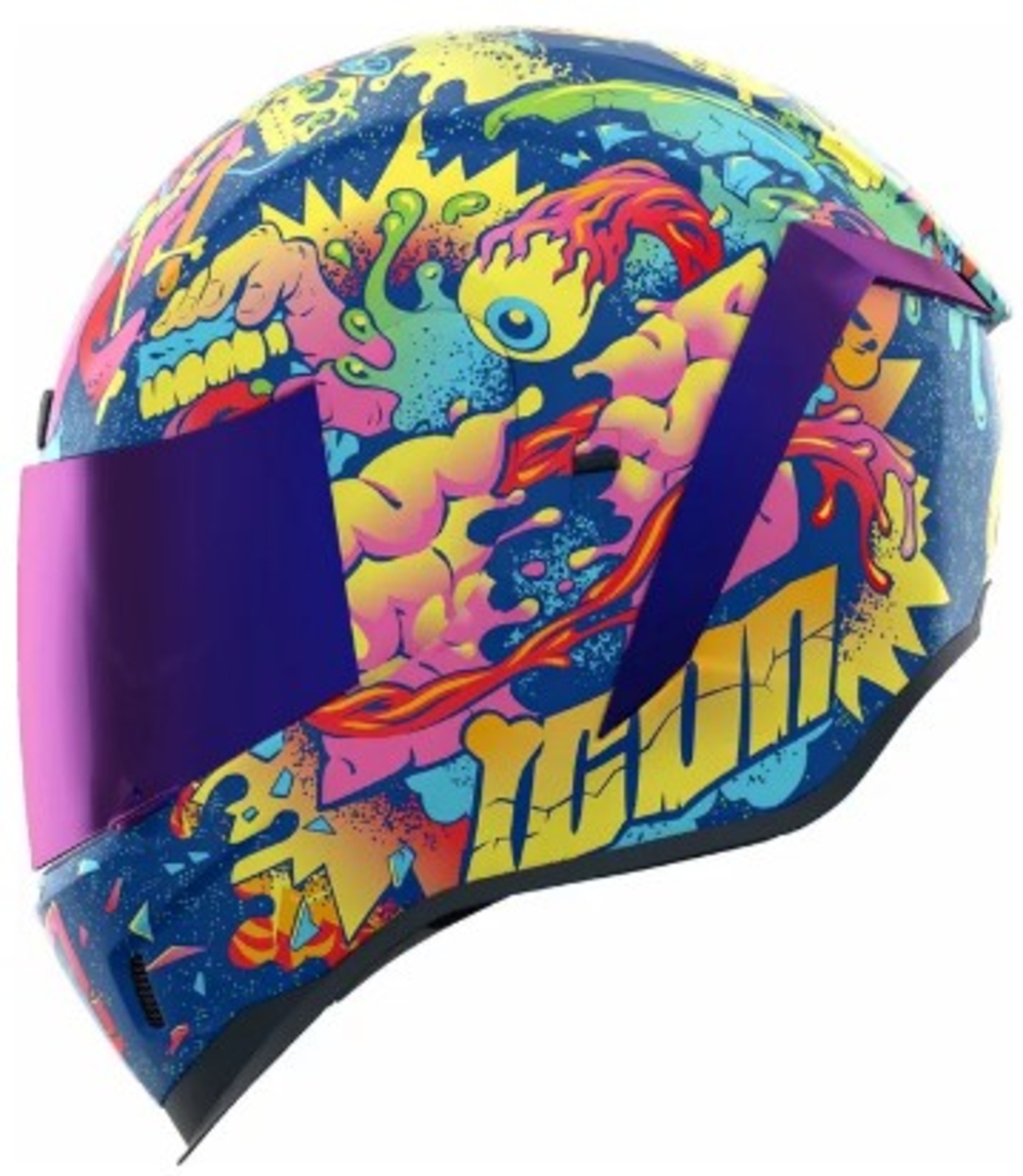 Каска ICON Airform™ Scatterbrain MIPS® Purple/Multi