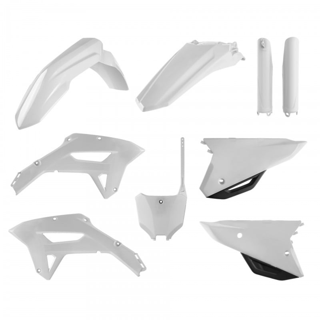 Комплект пластмаси POLISPORT Full Plastic Kit Honda CRF 450RX (2021-24) White