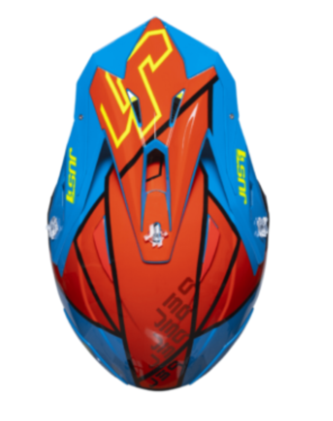 Mотокрос каска Just1 J-39 Thruster Fluo Yellow/Red/Blue