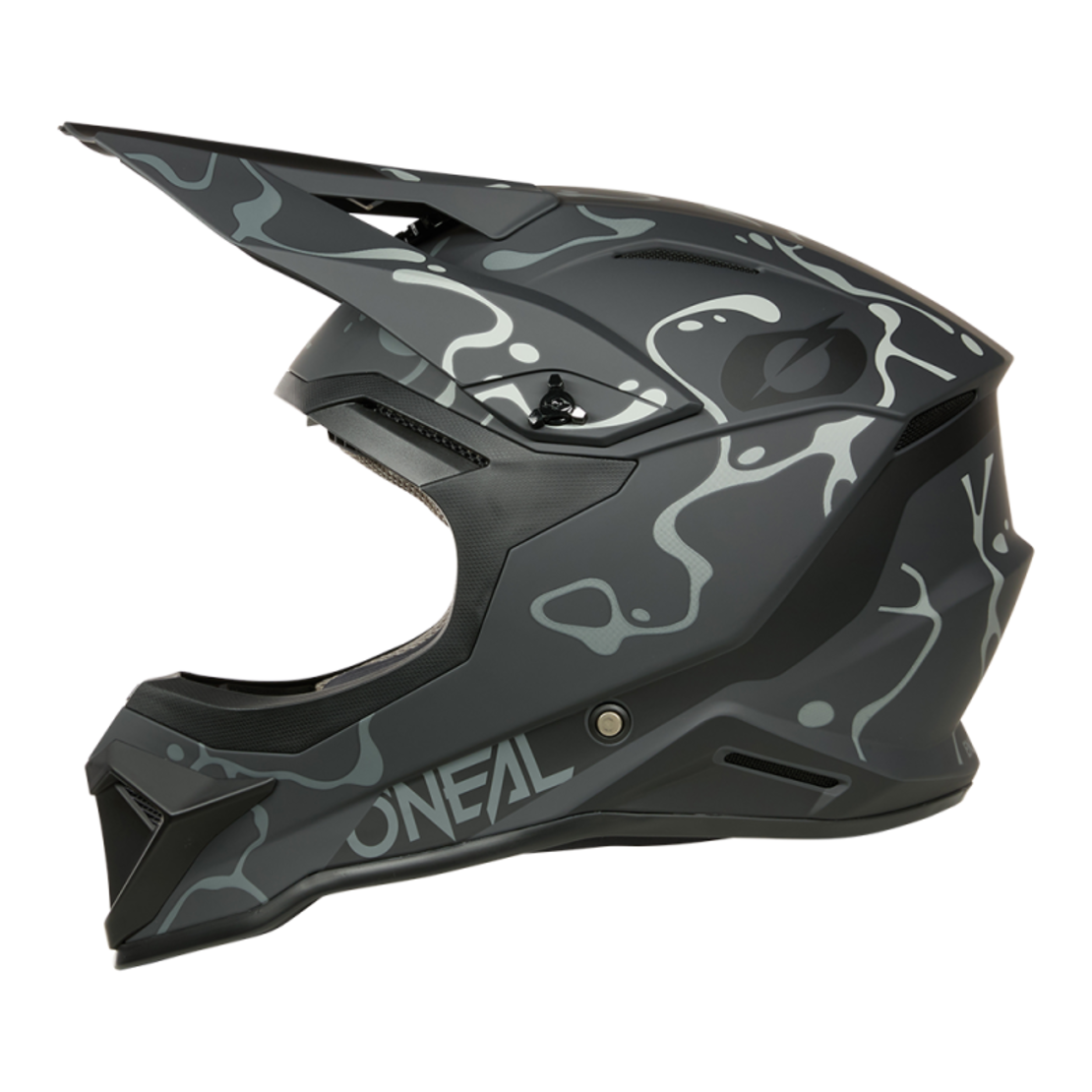 Каска O'NEAL 1SERIES SPLASH BLACK/GRAY V.26