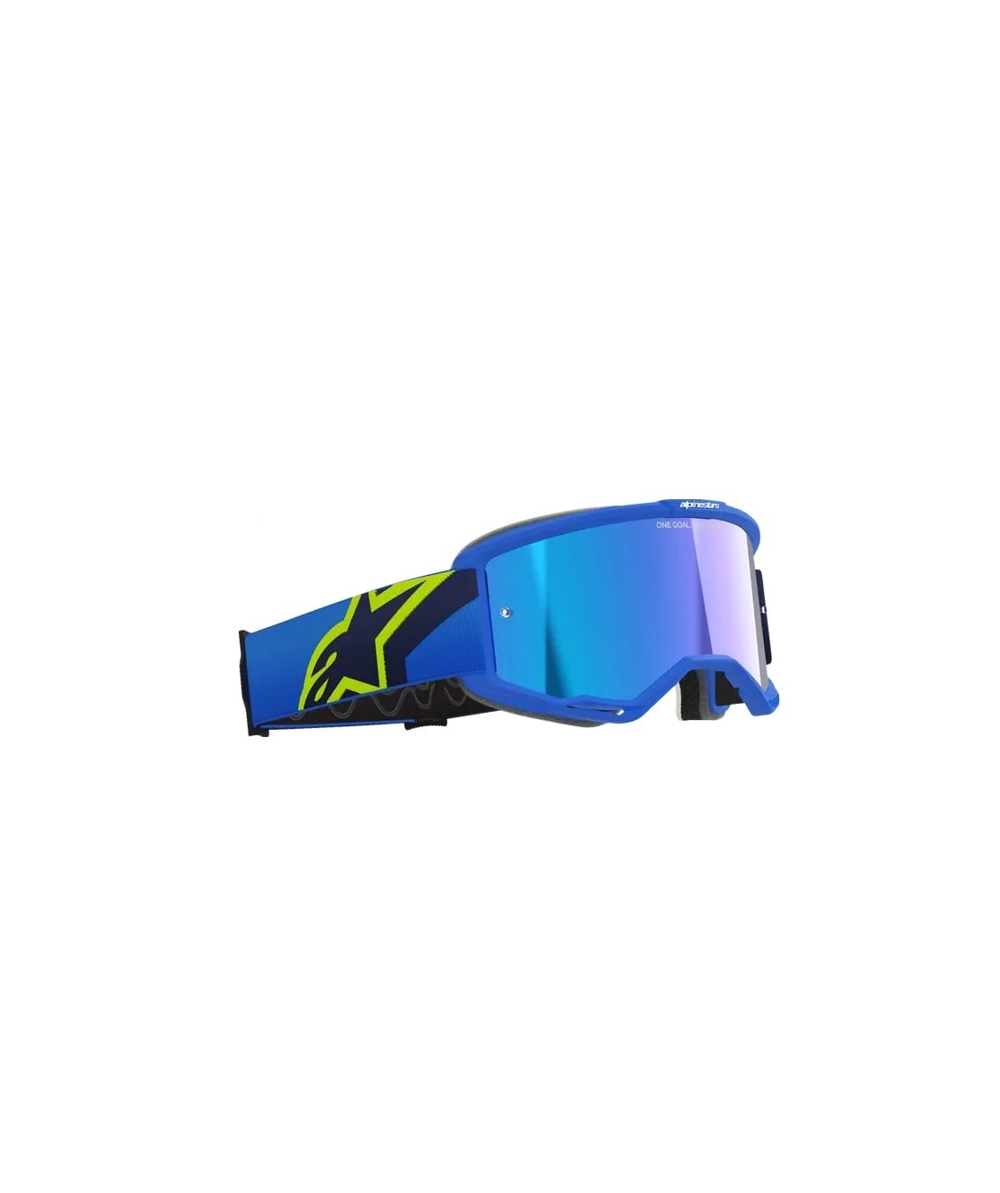 Мотокрос очила ALPINESTARS VISION 5 CORP BLUE/YELLOW MIRROR BLUE