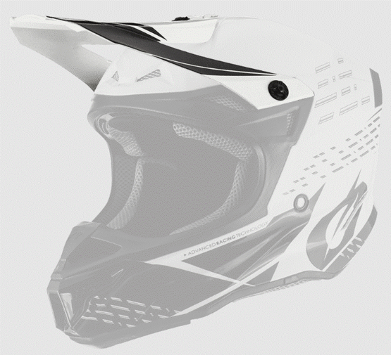 Козирка за каска O'NEAL 5SRS POLYACRYLITE HELMET TRACE BLACK/WHITE