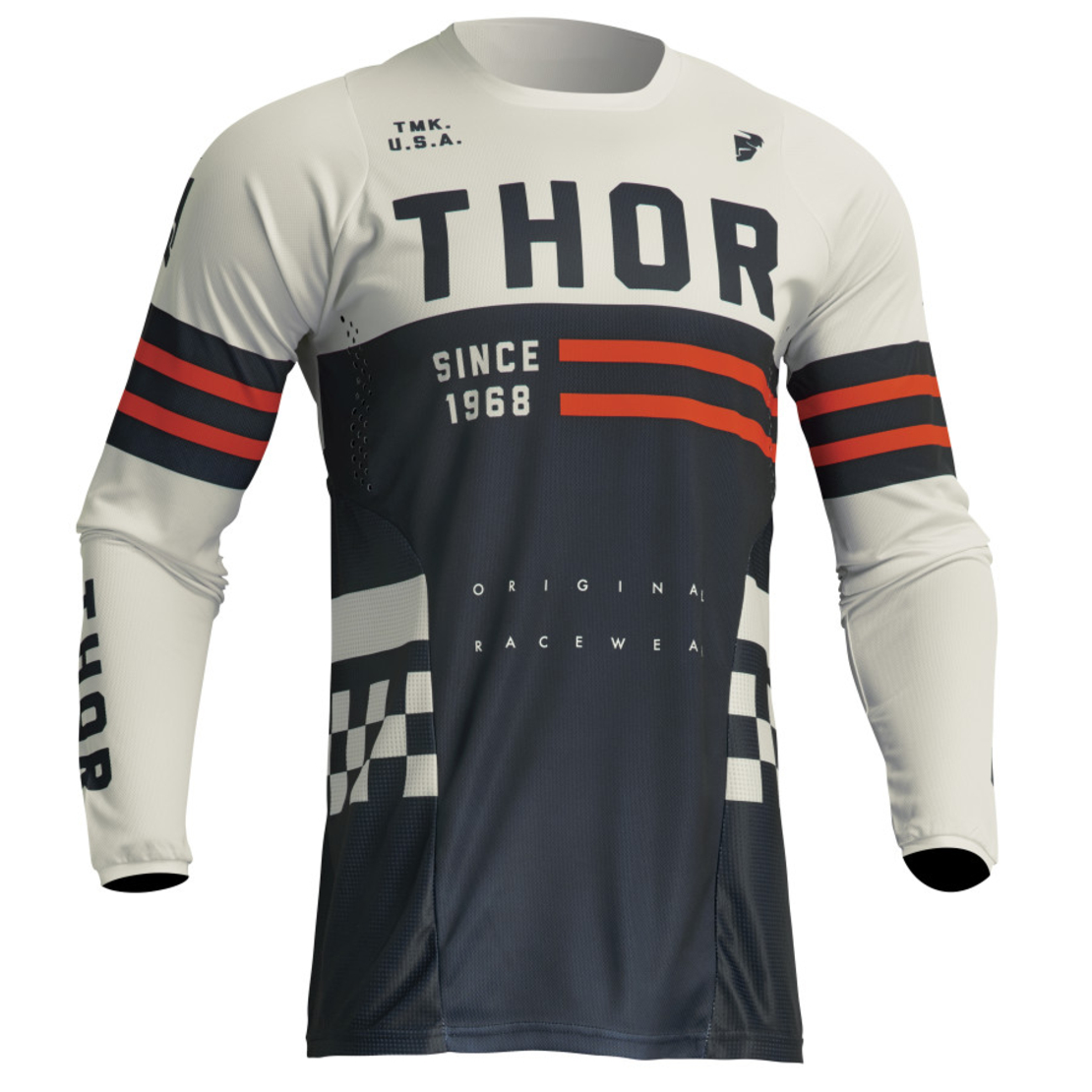 Мотокрос джърси THOR PULSE COMBAT MIDNIGHT/VINTAGE WHITE