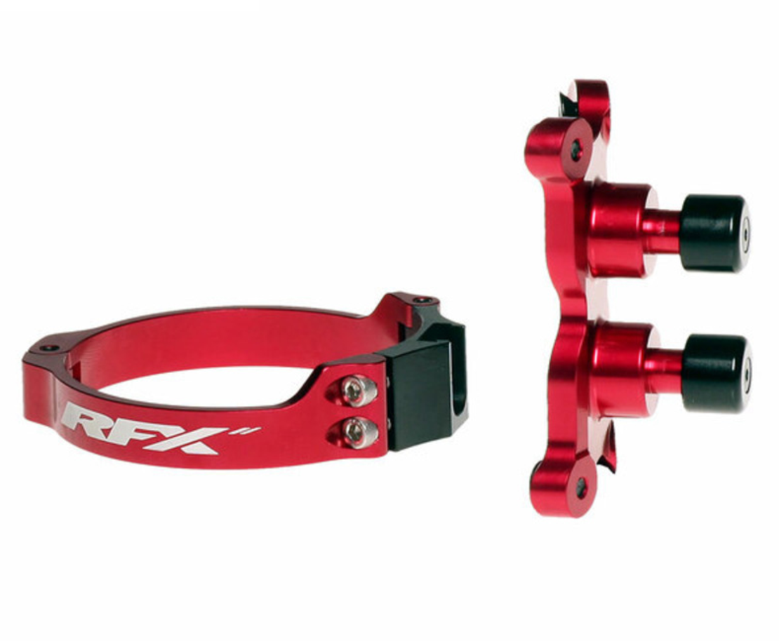 Holeshot система RFX Pro Series 2 L/Control Dual Button RED Honda/Kaw/Suzuki