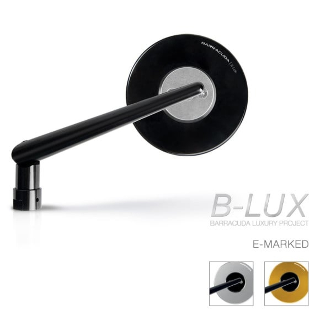 Огледала за мотор BARRACUDA SKIN-S B-LUX SILVER