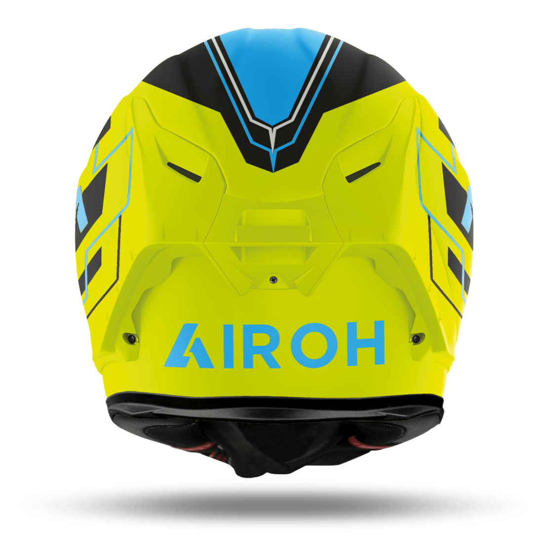 КАСКА AIROH GP550 S CHALLENGE BLUE/YELLOW MATT