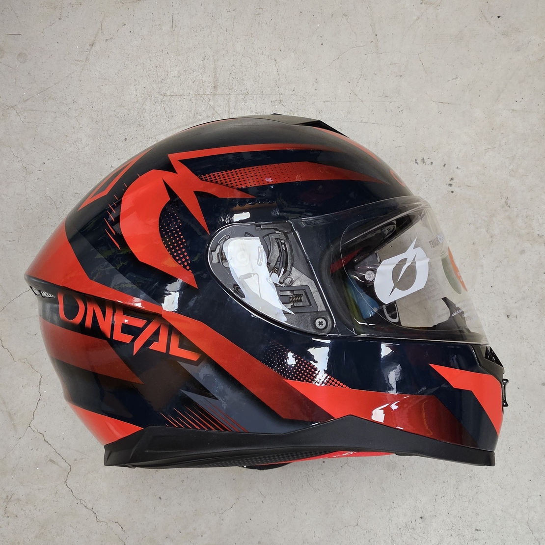 Каска O'NEAL CHALLENGER EXO V.22 RED/BLUE ДЕФЕКТ