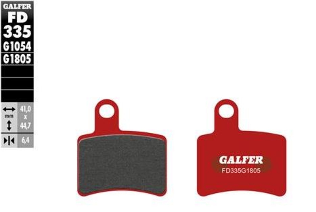 Задни мото накладки Galfer TRIAL TOP FD335G1805
