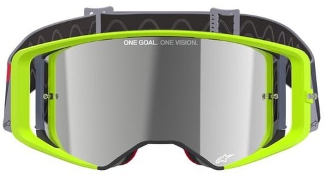 Мотокрос очила ALPINESTARS SUPERTECH CORP YELLOW FLUO Red/ Mirror SILVER