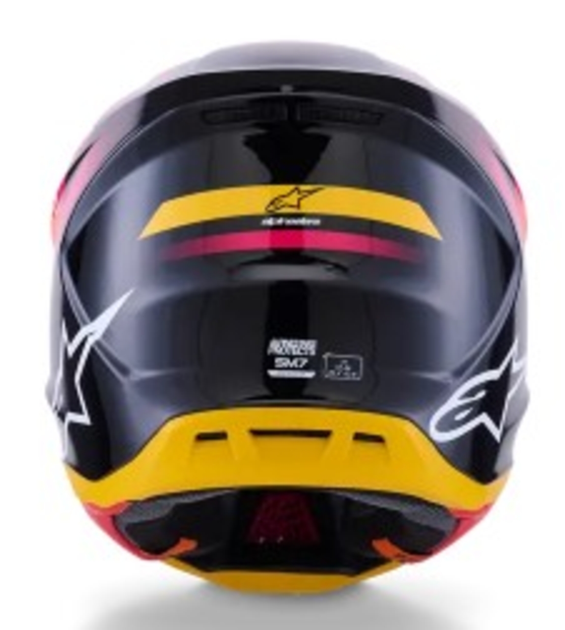 Мотокрос каска ALPINESTARS SM7 RISE BLK/YL/PINK